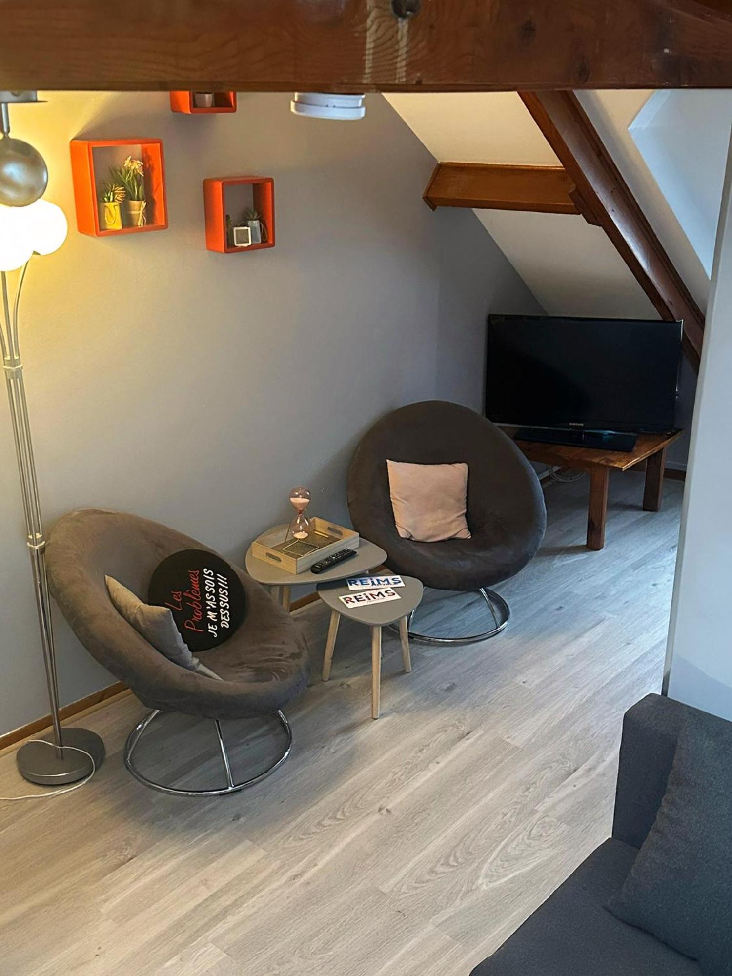 Elegance & Confort - Appart Pres Caves Au Coeur De Reims Exterior photo